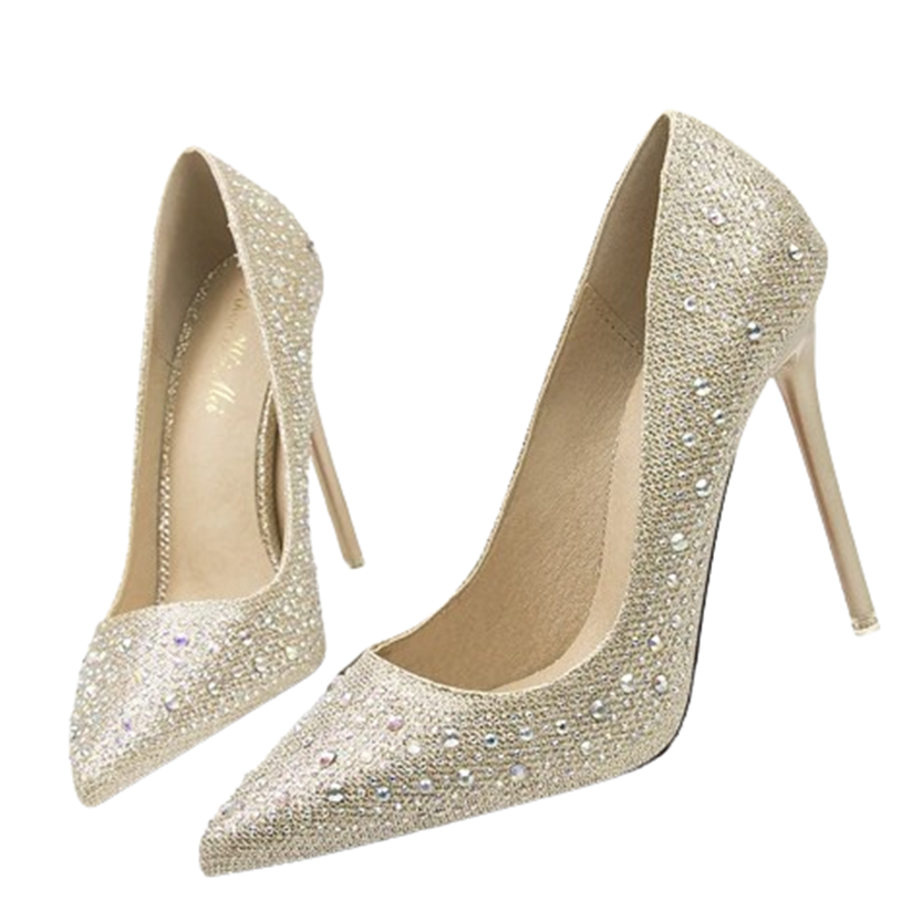 Funki Findz | Shoes | Women's Rhinestone Sparkly Prom Shoes