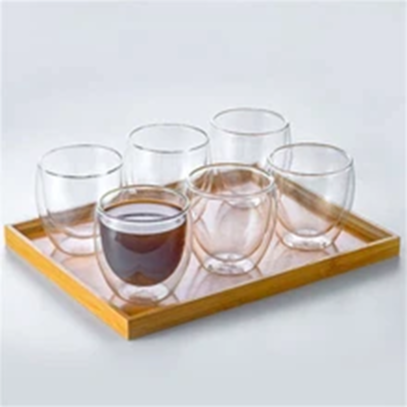 Funki Findz | Cups | Glass Double Wall Expresso Coffee Cup Set