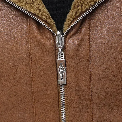 Funki Findz | Jackets | Men's Hooded Winter Faux Leather Jacket