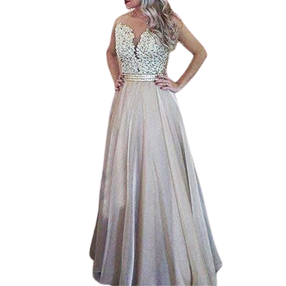 Funki Findz | Dresses | Women's Chiffon Lace Beaded Dress