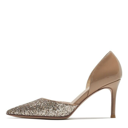 Funki Findz | Shoes | Women's Leather Sequin Glitter Bridal Shoe