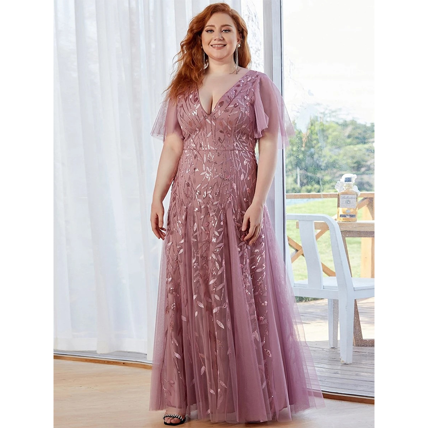 Funki Findz | Dresses | Women's Long Sequin Lace Formal Dress
