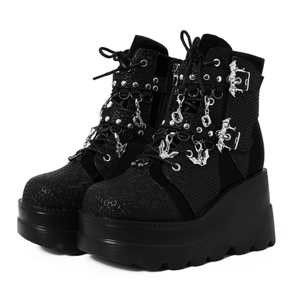 Funki Findz | Boots | Women's New Gothic Style Platform Boots
