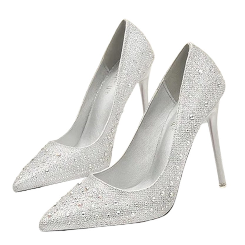 Funki Findz | Shoes | Women's Rhinestone Sparkly Prom Shoes