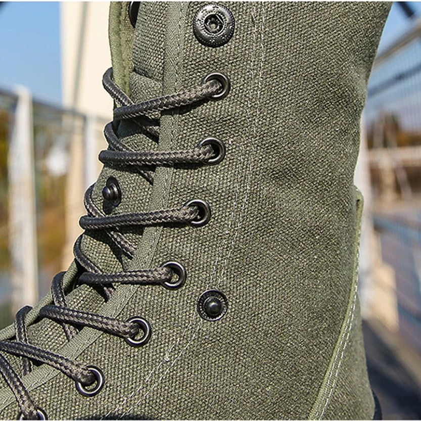 Funki Findz | Boots | Men's Canvas High Top Combat Boots