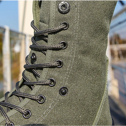 Funki Findz | Boots | Men's Canvas High Top Combat Boots