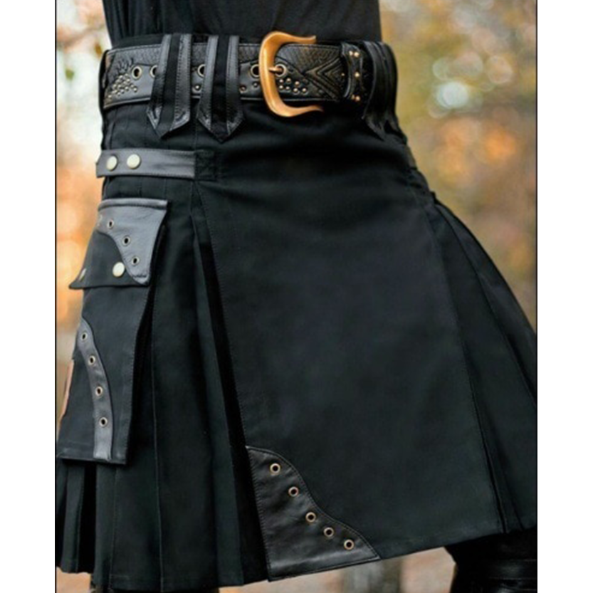 Funki Findz | Skirts | Men's Steampunk Cosplay Larp Utility Kilts