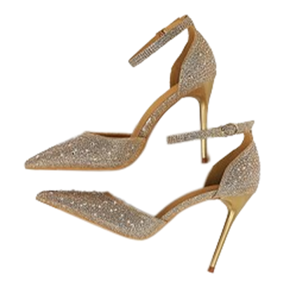 Funki Findz | Shoes | Women's Shiny Rhinestone Designer Heels