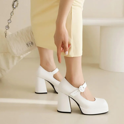 Funki Findz | Shoes | Women's Glossy High Mary Jane Platforms