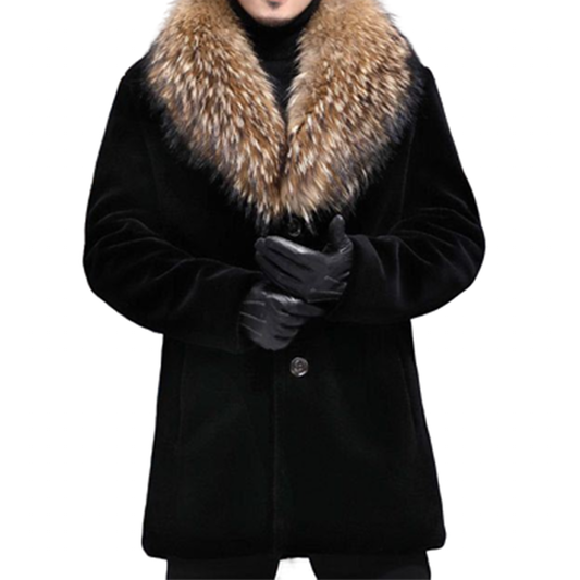 Funki Findz | Jackets | Men's Winter Faux Fox Fur Luxury Jacket