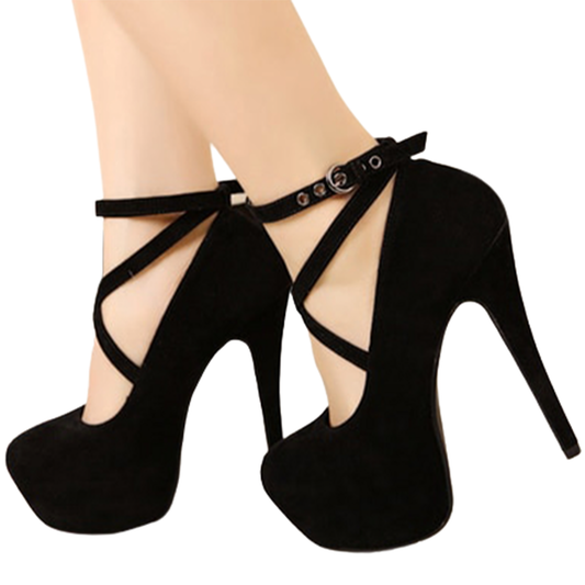 Funki Findz | Shoes | Women's Criss Cross Ankle Strap Platforms