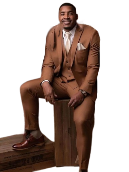 Funki Findz | Suits | Men's 3 Pcs Formal Wedding Suit  | Slim Fit