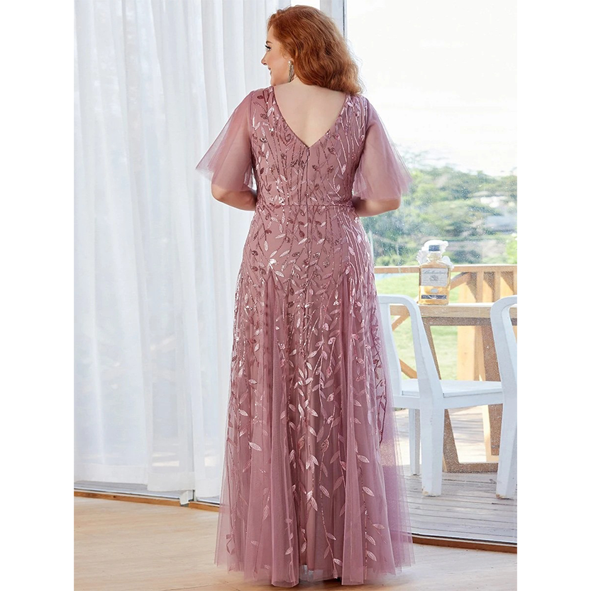 Funki Findz | Dresses | Women's Long Sequin Lace Formal Dress