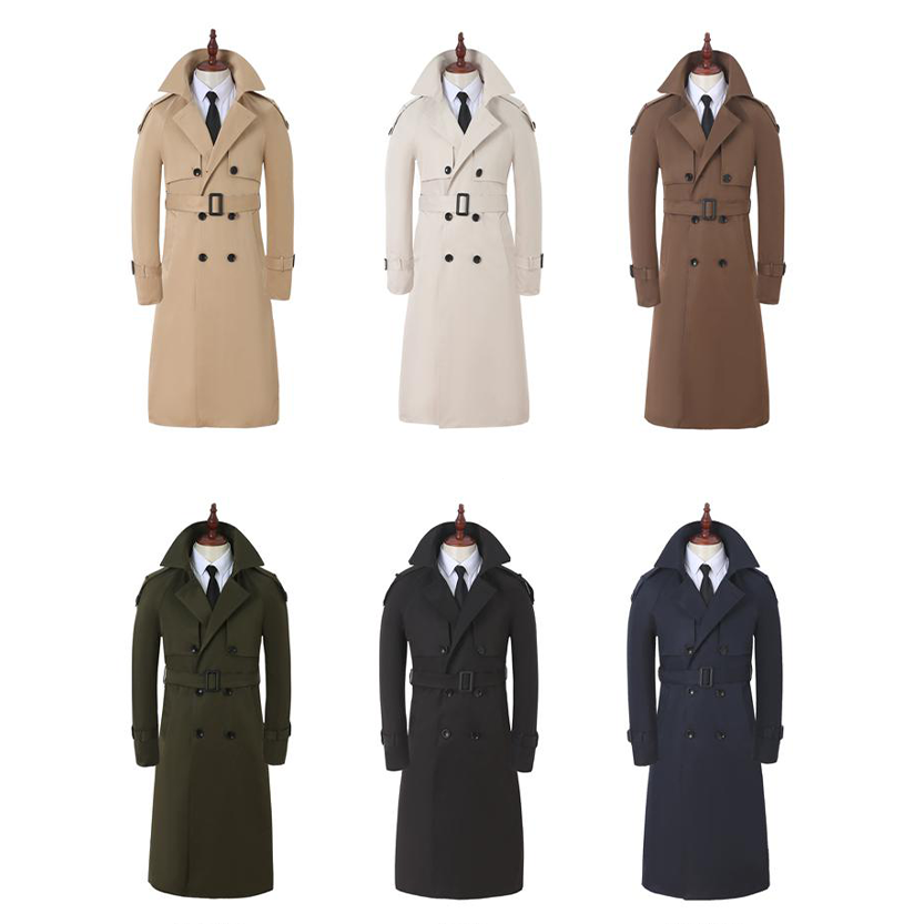 Funki Findz | Jackets | Men's Long Windbreaker Trench Coat