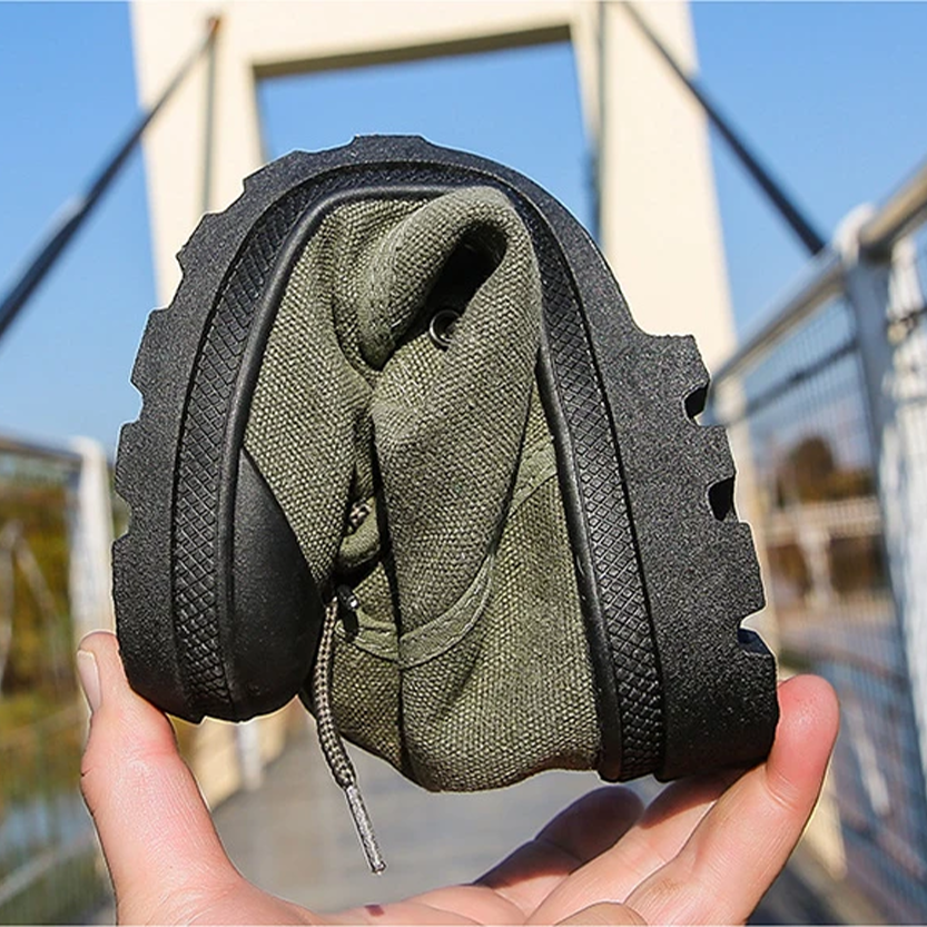 Funki Findz | Boots | Men's Canvas High Top Combat Boots
