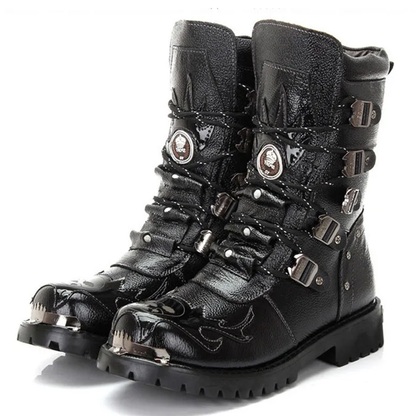 Funki Findz | Boots | Men's Genuine Leather Motorcycle Boots