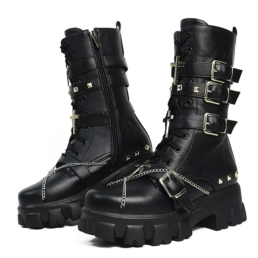 Funki Findz | Boots | Women's New Gothic Style Platform Boots