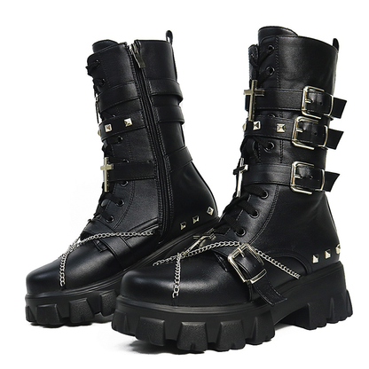 Funki Findz | Boots | Women's New Gothic Style Platform Boots