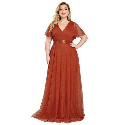 Funki Findz | Dresses | Women's Plus Size Long Evening Dress
