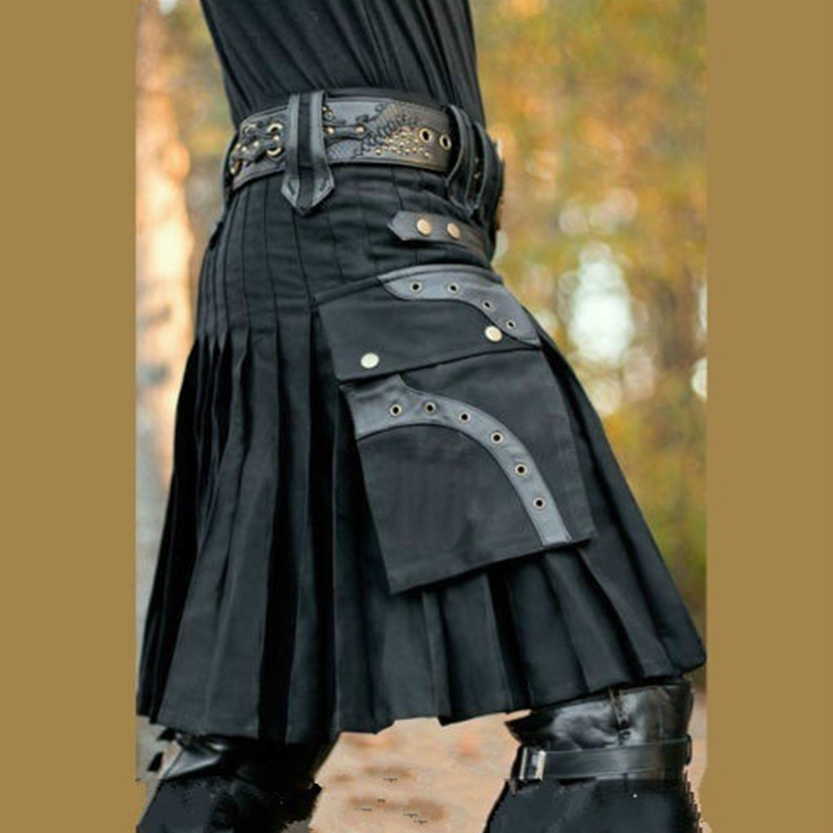 Funki Findz | Skirts | Men's Steampunk Cosplay Larp Utility Kilts