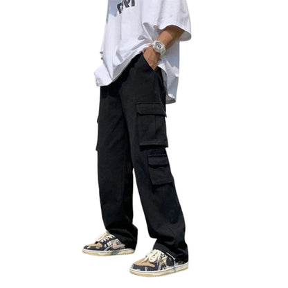 Funki Findz | Pants | Men's Loose Fit Long White Cargo Pants