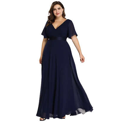 Funki Findz | Dresses | Women's Elegant Chiffon Evening Dress