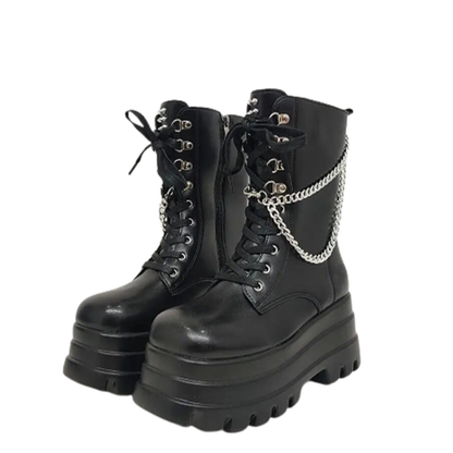 Funki Findz | Boots | Women's Gothic Punk Retro Biker Boots
