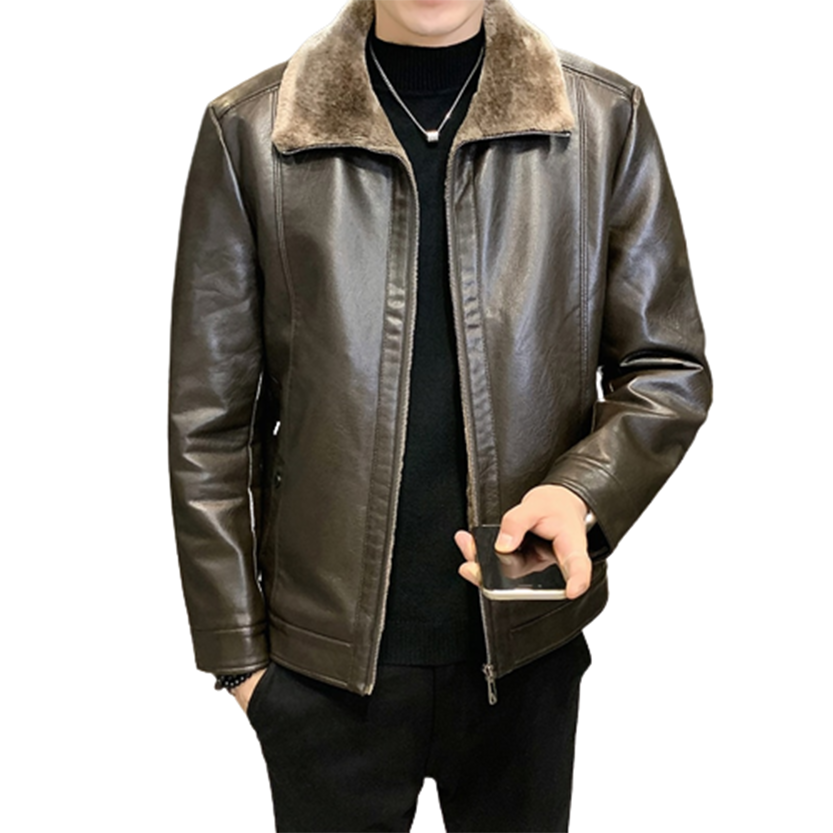 Funki Findz | Jackets | Men's Luxury Faux Leather Winter Jacket