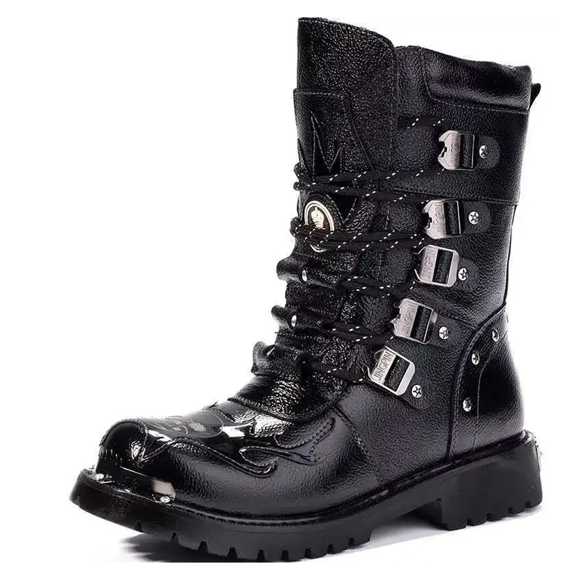 Funki Findz | Boots | Men's Genuine Leather Motorcycle Boots