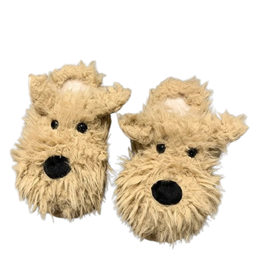 Funki Findz | Shoes | Women's Cute Shaggy Dog Slippers