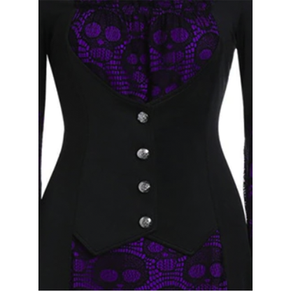 Funki Findz | Shirts | Women's Steampunk Skull Design Tunic Top