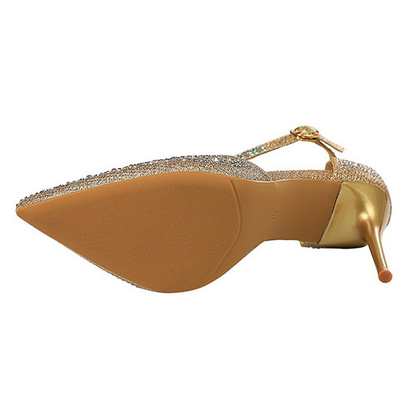 Funki Findz | Shoes | Women's Shiny Rhinestone Designer Heels