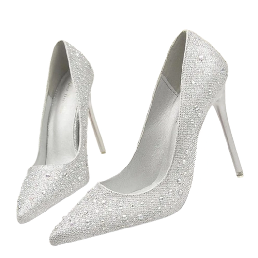 Funki Findz | Shoes | Women's Rhinestone Sparkly Prom Shoes