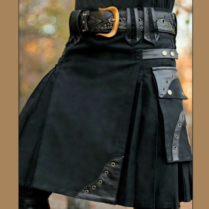 Funki Findz | Skirts | Men's Steampunk Cosplay Larp Utility Kilts
