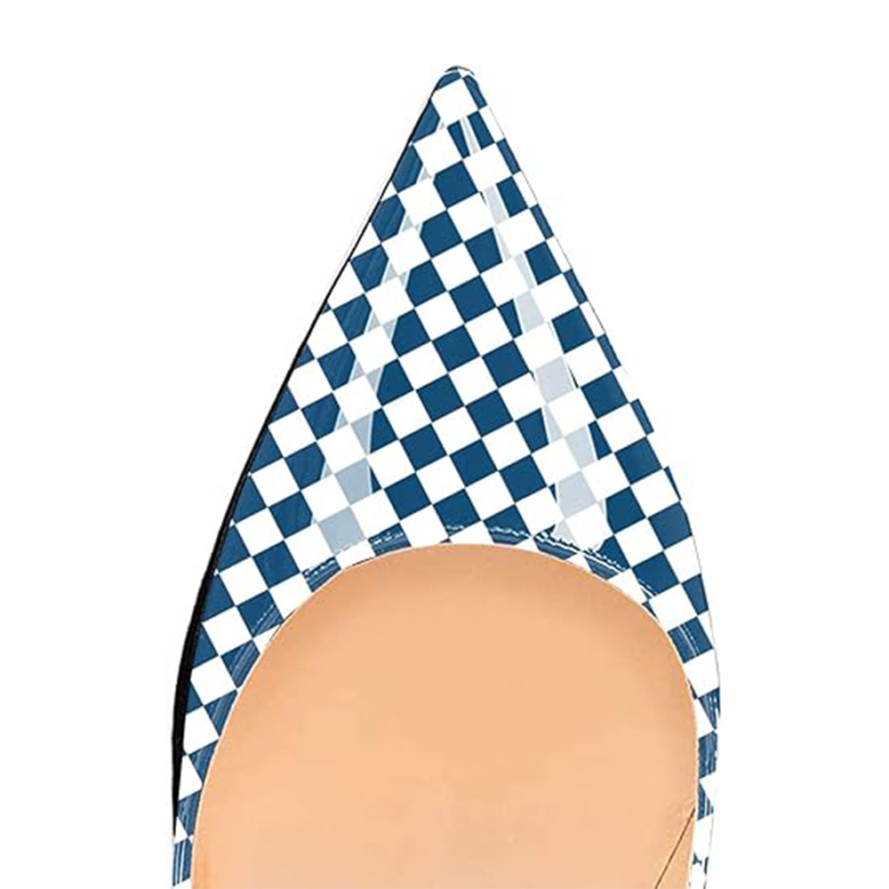 Funki Findz | Shoes | Women's Colored Checkered Patent High Heels