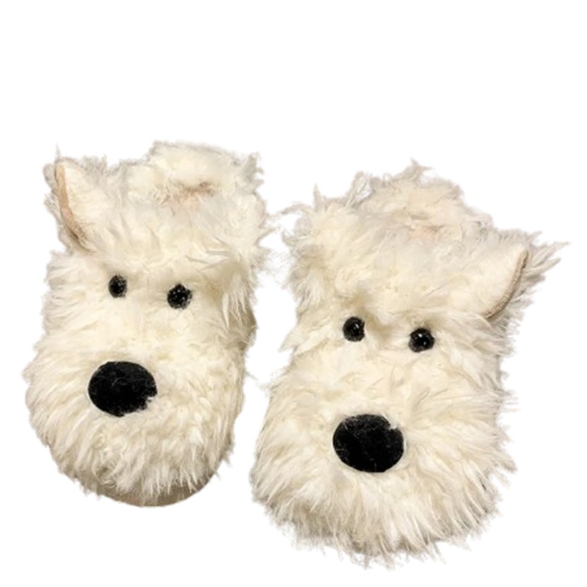 Funki Findz | Shoes | Women's Cute Shaggy Dog Slippers