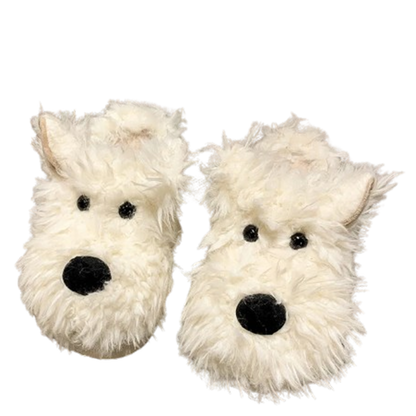 Funki Findz | Shoes | Women's Cute Shaggy Dog Slippers