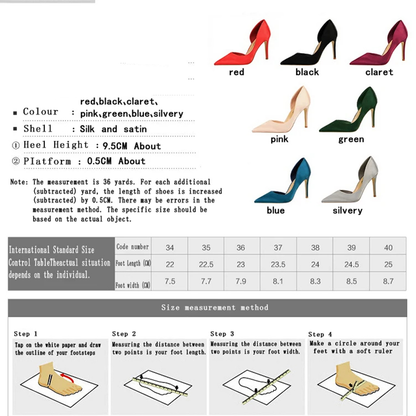Funki Findz | Shoes | Women's Satin Wedding Party Stilettos