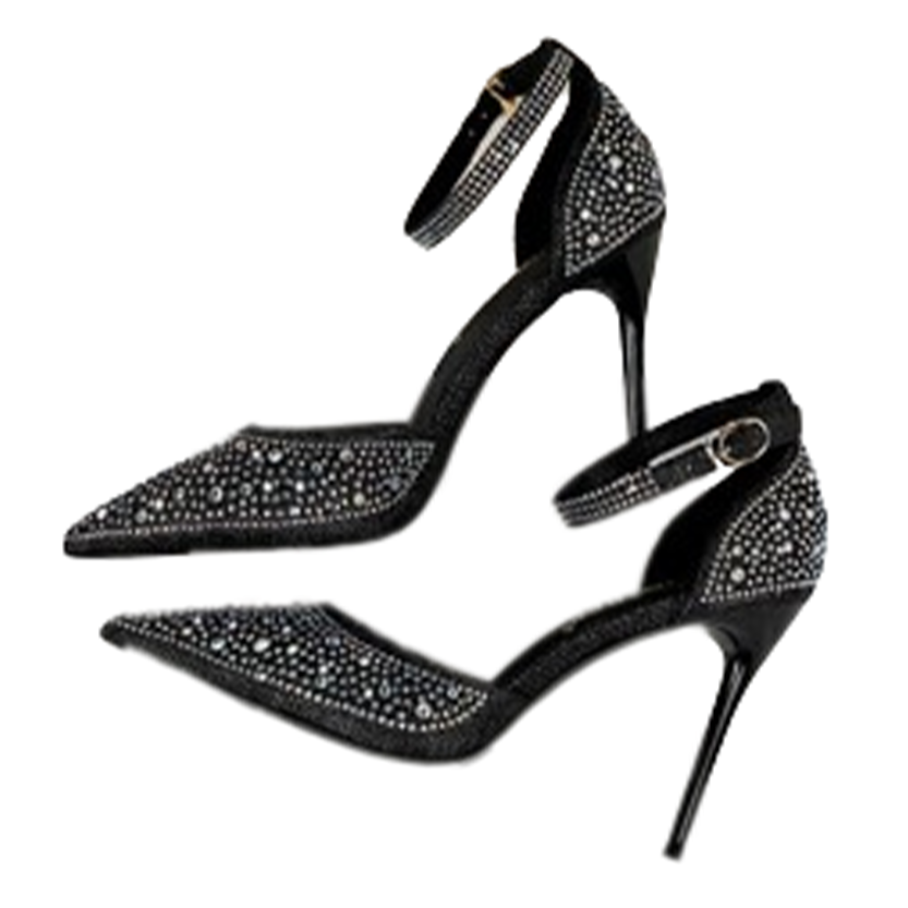 Funki Findz | Shoes | Women's Shiny Rhinestone Designer Heels
