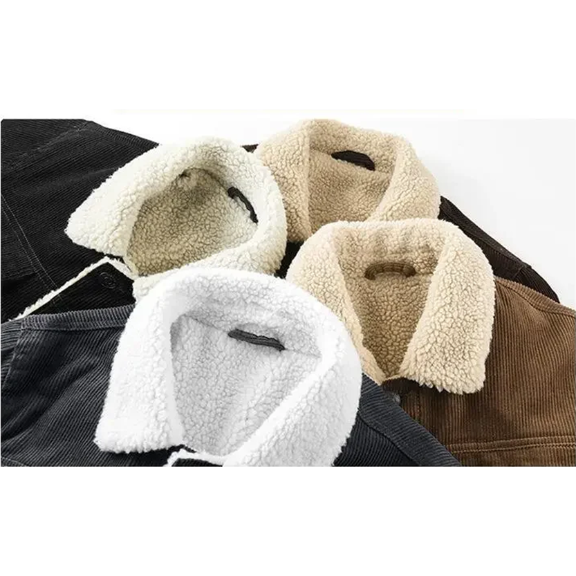Funki Findz | Jackets | Men's Corduroy Fleece Winter Jacket