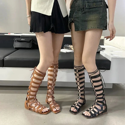 Funki Findz | Shoes | Women's Lace Up Gladiator Sandals