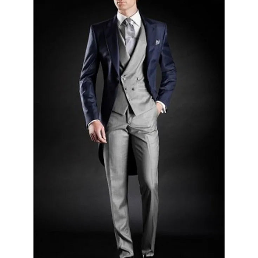 Funki Findz | Suits | Men's 3 Pcs Tailored Wedding Morning Suit