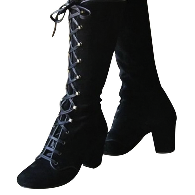 Funki Findz | Boots | Women's Vintage Retro Lace Up Boots