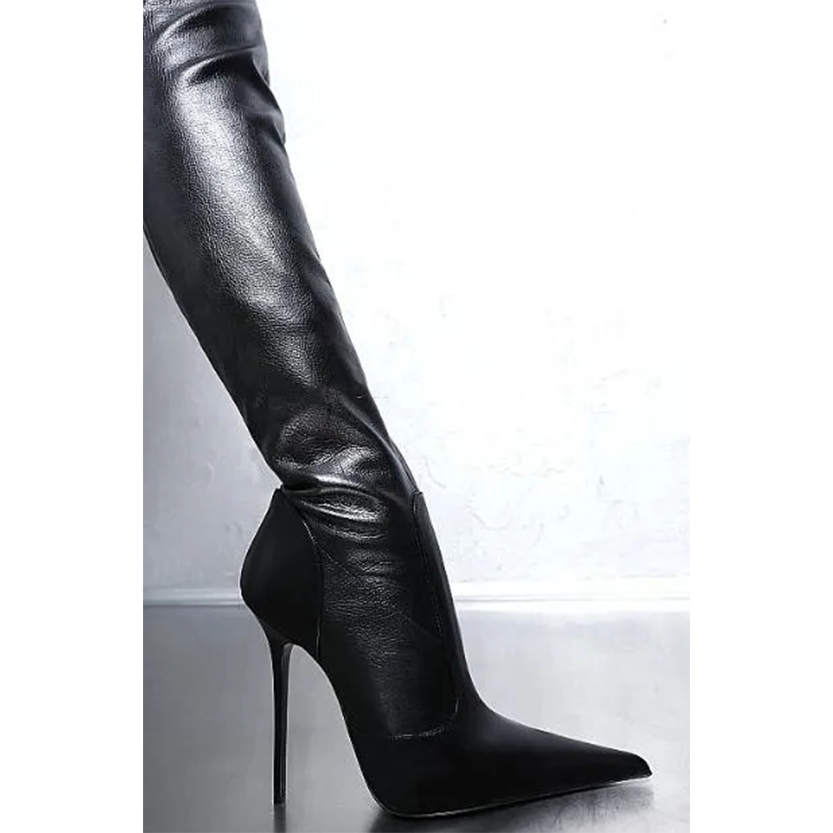 Funki Findz | Boots | Women's Luxury Thigh High Stiletto Boots