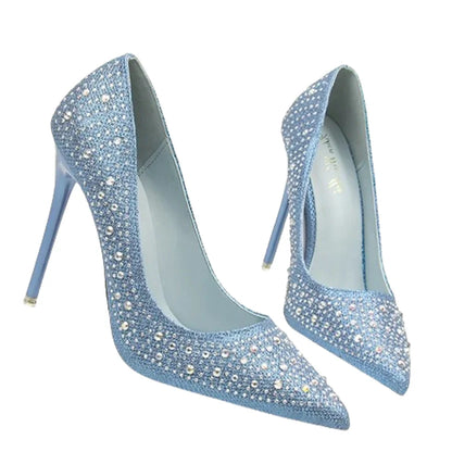 Funki Findz | Shoes | Women's Rhinestone Sparkly Prom Shoes