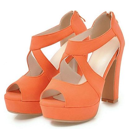 Funki Findz | Shoes | Women's Block Heel High Platform Sandal