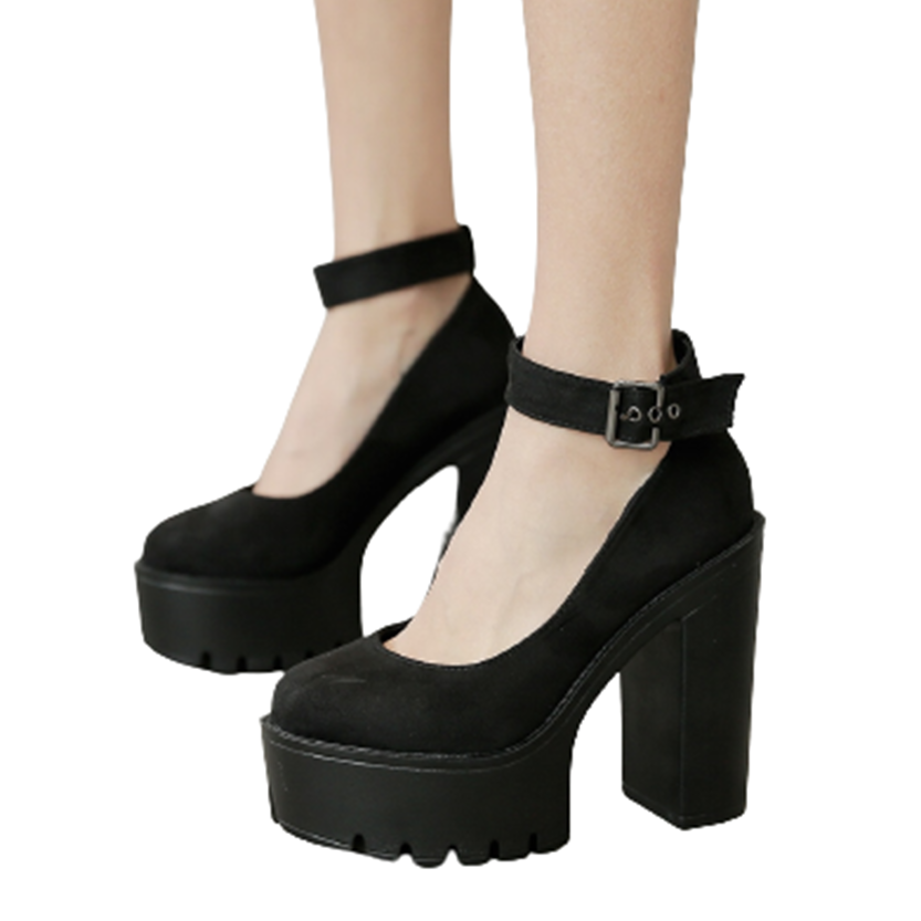Funki Findz | Shoes | Women's High Buckle Strap Lolita Platforms