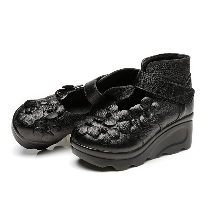 Funki Findz | Boots | Women's Gothic Designer Floral Ankle Boot