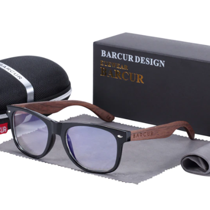 Funki Findz | Sunglasses | Unisex Black Walnut Wood Sunglasses