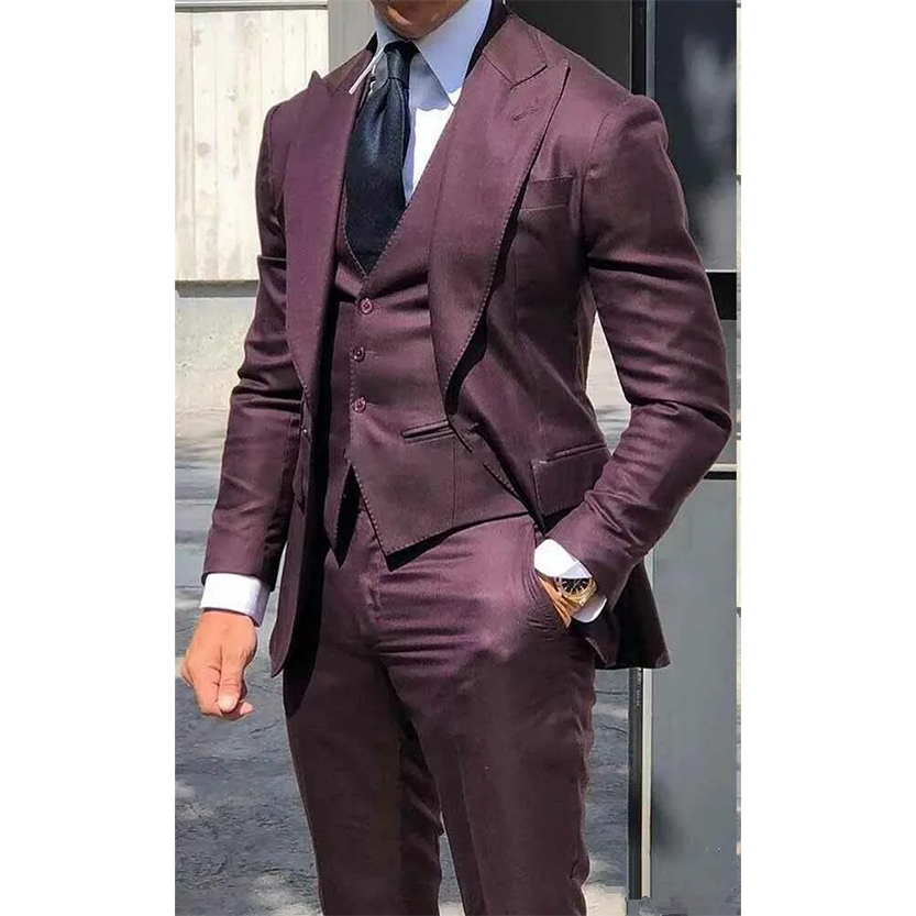 Funki Findz | Suits | Men's Slim Fit Formal Wedding Tuxedos 3Pc